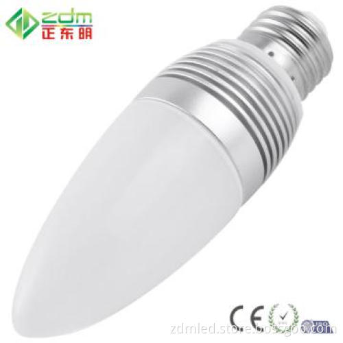 E27 LED Candle Light 3W 260~280LM Warm White 2700~3000K